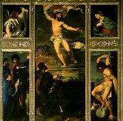 TIZIANO Vecellio Polyptych of the Resurrection Spain oil painting reproduction